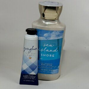 Bundle Deal: Bath & Body Works Sea Island Shore Body Lotion & Gingham Hand Cream
